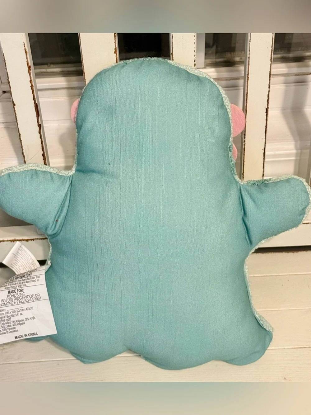 Celebrate Together™ Halloween Hooked Ghost Pillow new